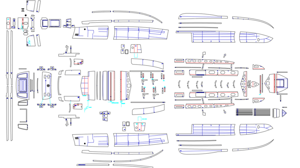 Samengesteld envelop prototype De bouw van de boot | Siero Tender Sloep